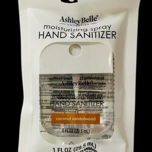 Ashley Belle Coconut Sandalwood Moisturizing Spray Hand Sanitizer — Clear